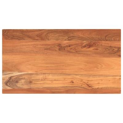 Tafelblad rechthoekig 100x50x2,5 cm massief acaciahout