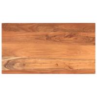 Tafelblad rechthoekig 100x50x2,5 cm massief acaciahout