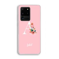 Pink Bouquet: Samsung Galaxy S20 Ultra Transparant Hoesje