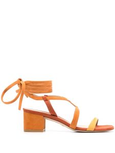 Stuart Weitzman sandales Sue à bride cheville - Orange