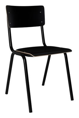 Zuiver Eetkamerstoel 'Back to School' kleur Zwart