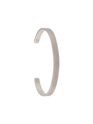 Maison Margiela bracelet torque gravé - Argent