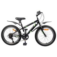 Kinderfiets 20 Inch 6-Speed voor 6-11 jaar oud Zwart
