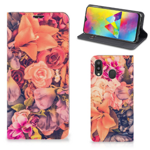 Samsung Galaxy M20 Smart Cover Bosje Bloemen