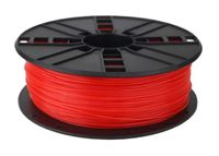 Gembird 3DP-PLA1.75-01-FR 3D-printmateriaal Polymelkzuur Fluorescerend rood 1 kg
