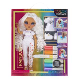 Rainbow High Color & Create Fashion Doll- Character 2 (purple eyes)