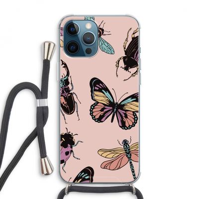 Tiny Bugs: iPhone 12 Pro Max Transparant Hoesje met koord