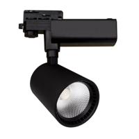 Retailverlichting &apos;Malta&apos; zwart COB 30W led railsverlichting warm wit 3000k