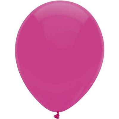 Ballonnen - donkeroze - verjaardag/thema feest - 100x stuks - 29 cm