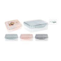 Excellent Houseware Lunchbox met Dressingbeker Assorti - thumbnail