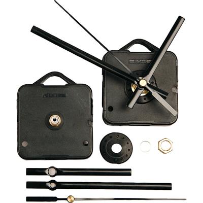 Creativ Company Klokonderdelen en uurwerken, max. afstand 3 mm, zwart, 1 set