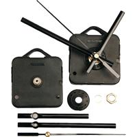 Creativ Company Klokonderdelen en uurwerken, max. afstand 3 mm, zwart, 1 set