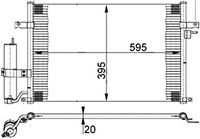 Condensor, airconditioning AC384000S
