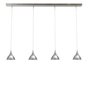 Masterlight Eettafel hanglamp Caterina LED 4-lichts RVS 2225-37-06-100-4-DW