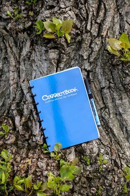 Correctbook Losse omslag - A5 Earthy Blue | met penlus