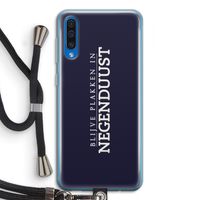 Blijve plakken in Negenduust: Samsung Galaxy A50 Transparant Hoesje met koord