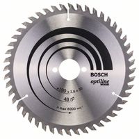 Bosch Accessoires Cirkelzaagblad Optiline Wood 190x30x2,6 mm, 48 1st - 2608640617 - thumbnail