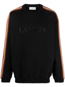 Lanvin Curb lace-embellished T-shirt - Noir