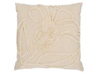 LIVARNO Sierkussen 45 x 45 cm (Bloemen/beige)