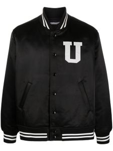 Undercover veste bomber à imprimé graphique - Noir