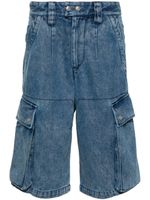 MARANT short en jean Tejelo à poches cargo - Bleu