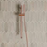 Glijstang set SaniClear Copper | 60 cm | Incl.Handdouche en Doucheslang | Geborsteld koper