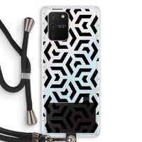 Crazy pattern: Samsung Galaxy S10 Lite Transparant Hoesje met koord