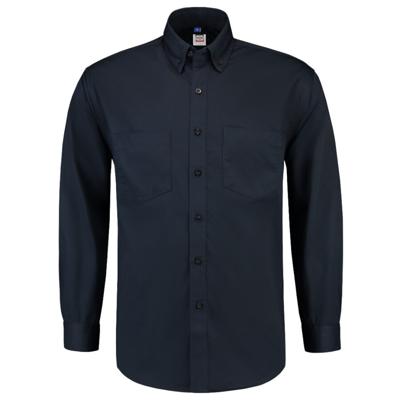 Tricorp Casual 701004 werkhemd lange mouw basis marine blauw maat L