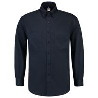 Tricorp Casual 701004 werkhemd lange mouw basis marine blauw maat L