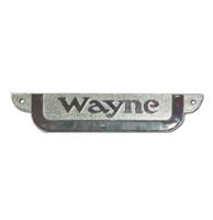 Wayne 70 Naamplaatje Chroom PVC