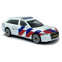 Speelgoedauto politie Nederland Audi A6 schaalmodel 1:43/11 x 4 x 3 cm   - - thumbnail