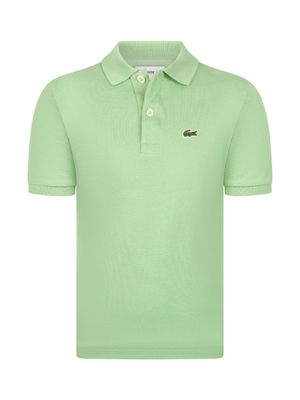 Lacoste Kids polo à patch logo piqué - Vert