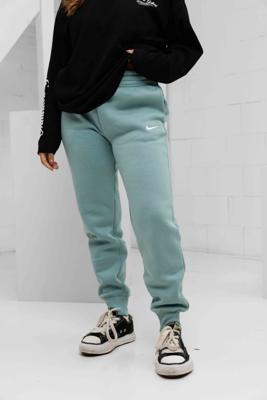 Nike Sportswear Phoenix Fleece Trainingsbroek Dames Blauw - Maat L - Kleur: Blauw | Soccerfanshop