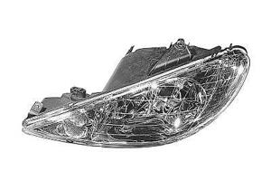 Koplamp rechts met knipperlicht 2 X H7 Helder glas VALEO 087276