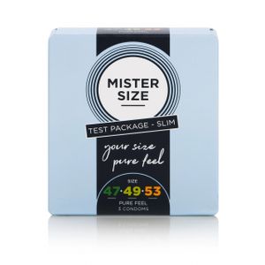 Mister Size proefpakket condooms Small (47-49-53)