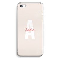 Strawberry Milkshake: iPhone 5 / 5S / SE Transparant Hoesje