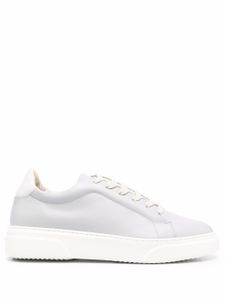 Pantofola D'oro baskets en cuir à lacets - Gris