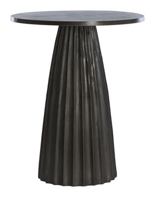 Light & Living Ronde Bijzettafel 'Veglia' 45cm, kleur Donkerbruin