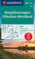 Wandelkaart 862 Biosphärenregion Elbtalaue - Wendland | Kompass - thumbnail