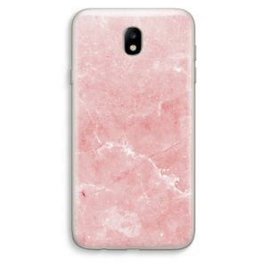 Roze marmer: Samsung Galaxy J7 (2017) Transparant Hoesje
