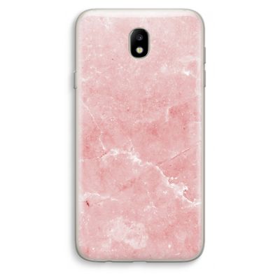 Roze marmer: Samsung Galaxy J7 (2017) Transparant Hoesje
