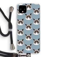 It's a Purrr Case: Pixel 4 XL Transparant Hoesje met koord