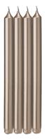 HEMA Lange huishoudkaarsen Ø2.2x29 champagne - 4 stuks (champagne)