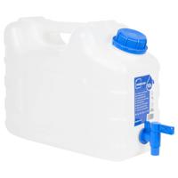VidaXL Watertank met kraan 10 l kunststof transparant