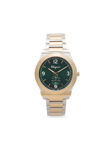 Ferragamo montre Gancini Gent 41 mm - Vert