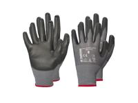 PARKSIDE 2 Paar werkhandschoenen (Antraciet/rood, 8)