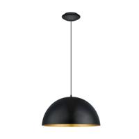 Eglo Hanglamp Gaetano 1 53cm zwart - goud 94936