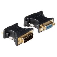 ACT AP1002 kabeladapter/verloopstukje DVI-A VGA Zwart, Goud