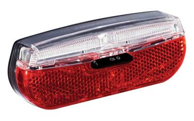 Trelock ls812 trio flat achterlicht zwart 50+80mm