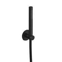 Hotbath Ace Handdoucheset - staafhanddouche - wandsteun - 150cm - doucheslang - zwart geborsteld PVD AC443MBP
